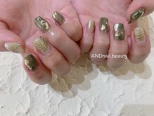 アンドネイル ビューティー(AND nail,beauty)/秋ネイル/ニュアンスネイル
