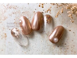 ピンクミラーネイル