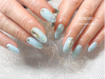 ブリノス(BLINOSS)/華やかブルーデザイン☆