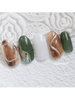 たゆ ネイル(たゆnail)/ニュアンスうねうねネイル