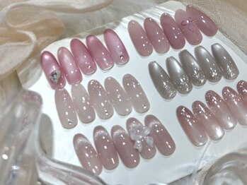 ディーエル ビューティー 二子玉川店(DL BEAUTY)の写真/定額デザイン多数♪持ち込みアートも◎ご新規様オフ無料☆まつげとの同時施術OK！[二子玉川/ネイル]