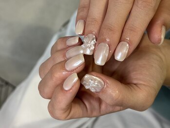 エムスリー(M3)/【時短◎】シンプル冬ネイル*