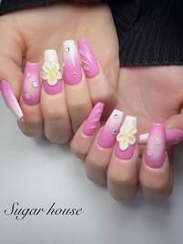 3Dフラワーネイル