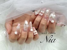 ニア ネイルサロン 大阪駅前第2ビル(Nia)/ガーリーネイル