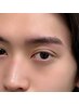 メンズ大歓迎！【張り付かない眉毛パーマ】Dirty Brow WAX＋間引き込み/￥7500