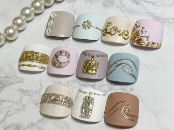 ネイルサロン 爪/ハワイアンジュエリー