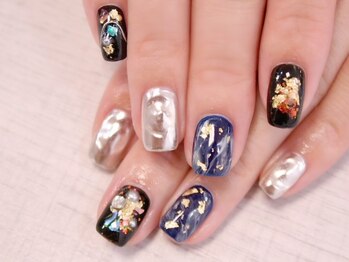 ラルネイル 大宮(Lull. nail)/*BLACK*ニュアンス*