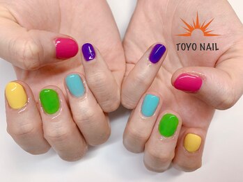 トヨネイル(TOYO NAIL)/カラフルワンカラー☆