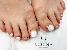 I-198 ブライダルフットネイル