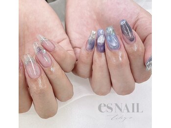 エスネイル 新宿西口店(es NAIL)/クリアデザイン