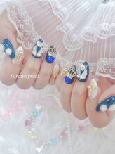 ファラウェイネイル(Faraway nail)/ブルーローズ隊ネイル☆