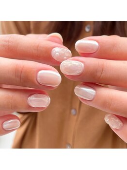 夏ニュアンスネイル