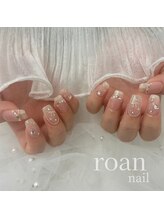 ロアンネイル(roan nail)/ホワイトチェック☆