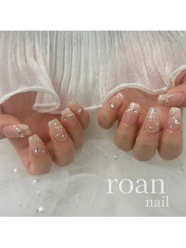 ロアンネイル(roan nail)/ホワイトチェック☆