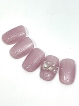 ネイルハウス安气子 新丸ビル店/ワンカラー／マグネット/ジェル