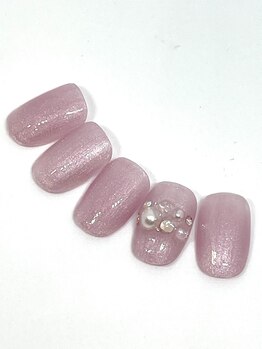 ネイルハウス安气子 新丸ビル店/ワンカラー／マグネット/ジェル