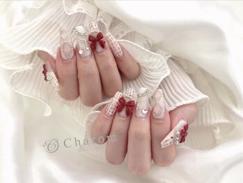 チャロム(Charom)の写真/埋め尽くしもOK！美爪もワガママdesignも♪【持込デザインOK◎パーツ付き贅沢140分アートし放題】