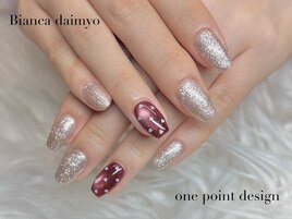 ワンポイントネイル￥5500