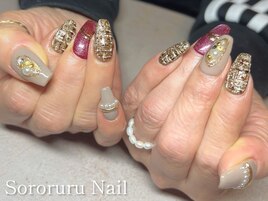 ツイードゴージャスネイル