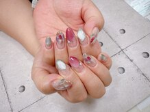 ネイル ビューティーマジック 葛西本店/ステンドグラス風ネイル