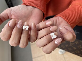 コウメ(KOUME)/ツイード×リボン