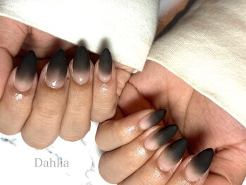 ダリア(Dahlia)/マット仕上げ★黒グラデーション