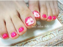 ネイルサロン ビビ(bibi)/フットフラワーネイル
