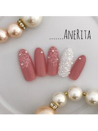 レースフラワー☆ピクシーネイル