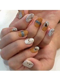 大理石ネイル