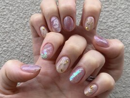 こだわり春ネイル