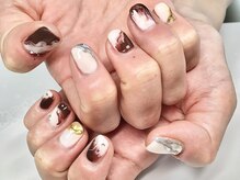 プレジール/マーブル柄