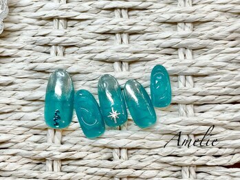 アメリ(Amelie)/夏/ワンカラー/ぷっくり/シアー