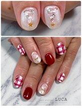 ネイルアトリエルカ(nail atelier LUCA)/M-936 大人クリスマスネイル
