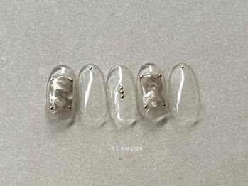 クリアインクパーツネイル