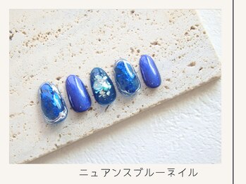 プレンティー 北千住西口店(plenty)/ニュアンスブルーネイル
