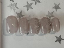 ジェミーネイル エビス(Jemiy nail ebisu)/グレージュラメシンプル6480yen