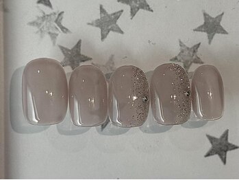 ジェミーネイル エビス(Jemiy nail ebisu)/グレージュラメシンプル6480yen