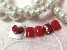 ビューティーネイルサロン クリアーズ(Clears)/ハートフットネイル