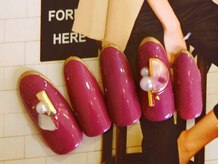 ネイルサロン ティディ(TIDY)/おしゃれパーツ×細フレンチ