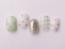 手描きリボン薔薇9980円