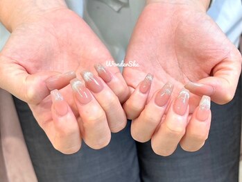 ワンダーシー(WonderShe)/チークマグネットフレンチネイル