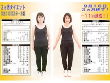 高槻てんじんまち整体院/3ヵ月で－11kg♪