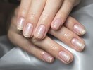 シンプルネイル／ラメグラデ