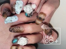 ハコプラスネイルズ 表参道 渋谷(Haco+ Nails)/Kurumi|定額デザイン