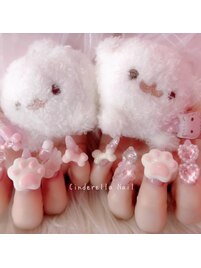 スカルプ/長さ出しネイル