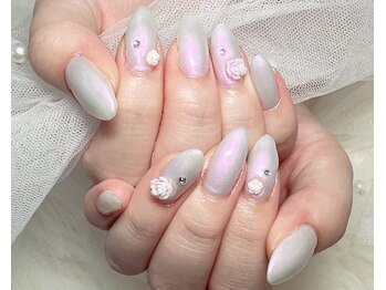 ジェー エス シー ネイル(J.S.C.nail)/オーロラ/ミラーネイル/春