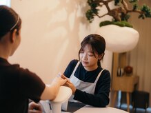 箔屋(hakuya)の雰囲気(1対1の落ち着いた空間でのネイル。)