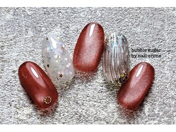 バブル シュガー バイ ネイルクローネ(bubble sugar by.nail crone)/【期間限定】マグネット×アート