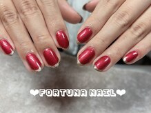 フォルトゥーナ 神田(Fortuna)/ラメフレンチデザイン/神田