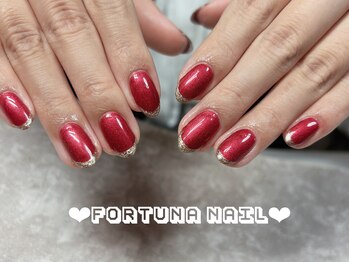 フォルトゥーナ 神田(Fortuna)/ラメフレンチデザイン/神田